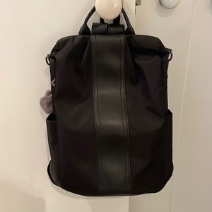 Black mid size backpack